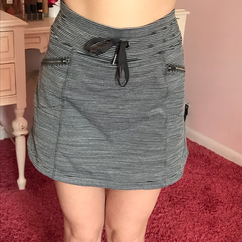 Athleta Striped Metro Skort